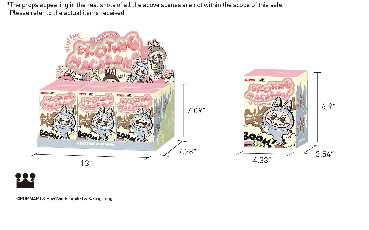 Authentic POP Mart THE MONSTERS | Exciting Macaron Series | Mystery Blind Box