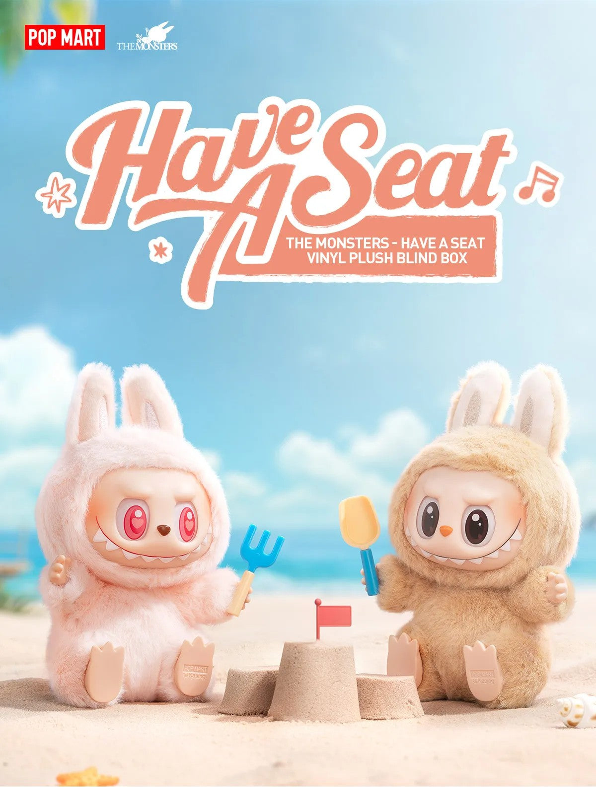 Authentic POP Mart THE MONSTERS | Have A Seat Series | Mystery Blind Box